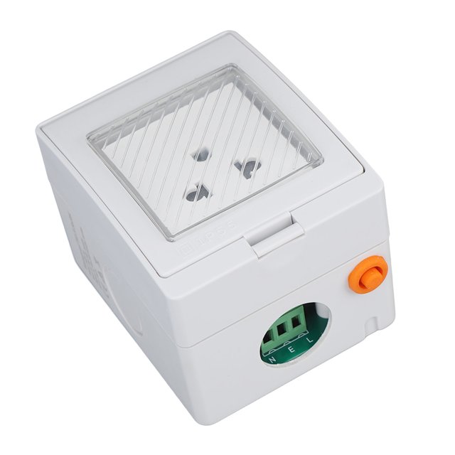Prise Intelligente Extérieure, Prise Maison Intelligente IP55 Étanche Résistance aux Intempéries Télécommande APP pour Salle de Bain Extérieure