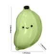 thumbnail image 3 of Green Soft Banana Stress Relief Toy, Elastic Foam For Sensory Play, Compact And Easy To Carry, 3 of 6