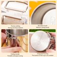 thumbnail image 3 of Tasse de Camping Extérieure, Casserole de Cuisine Extérieure en Acier Inoxydable 304 avec Poignée Pliable pour Voyage Camping Randonnée, 3 of 8