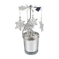 thumbnail image 3 of GUOOL 2Pieces Romantic Rotary Candle Holder Tea Light Holder for Christmas Restaurant G, 3 of 9