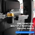 thumbnail image 4 of Back Seat Cup Holder for Car Car Rear Drainage Cup Holder Tray Foldable Seat Back Beverage Holder Storage Box for Dining Tray Car Cup Holder for Car Back Seat Universal Cup Holder for Car, 4 of 9