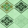 thumbnail image 1 of Ahgly Company Machine Washable Indoor Square Transitional Green Area Rugs, 8' Square, 1 of 7