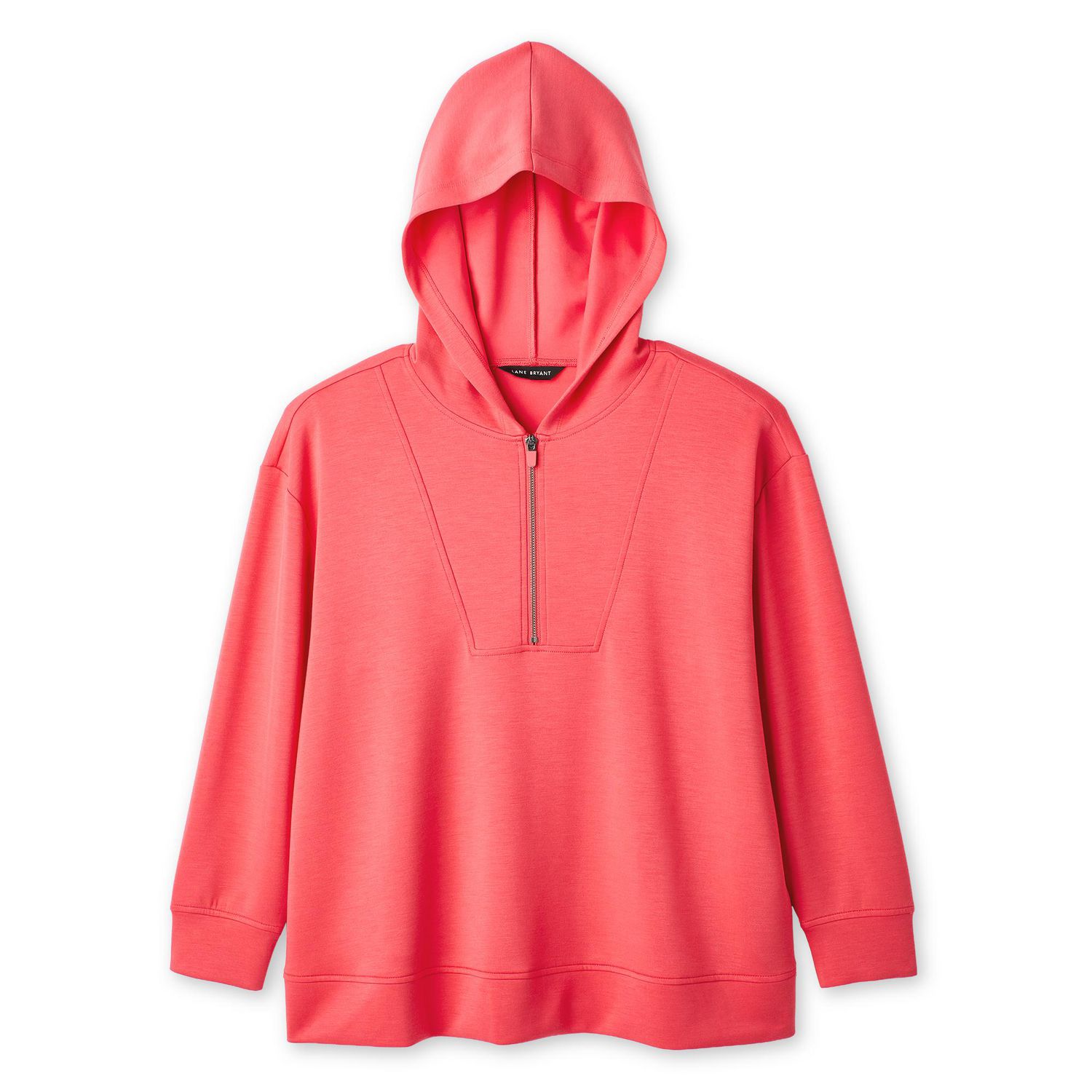 Haut à capuchon avec fermeture éclair quart de longueur Lane Bryant Plus pour femmes