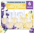 thumbnail image 1 of Plug in Air Freshener Refills, Scented Oil Refill 6 Count, 3.96 Fl Oz, PlugIns Refills, Compatible with Glade, Compatible with Air Wick, Lavender, Linen, Vanilla, Long Lasting Fragrance for Home, 1 of 7