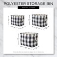 thumbnail image 4 of Design Imports CAMZ12540 Maille Patte Rectangle Polyester Animal Bin&44; Noir - Moyen, 4 of 5