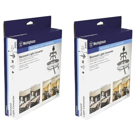 Westinghouse 0101100 Convertisseur de Lumière Encastré - Lot de 2