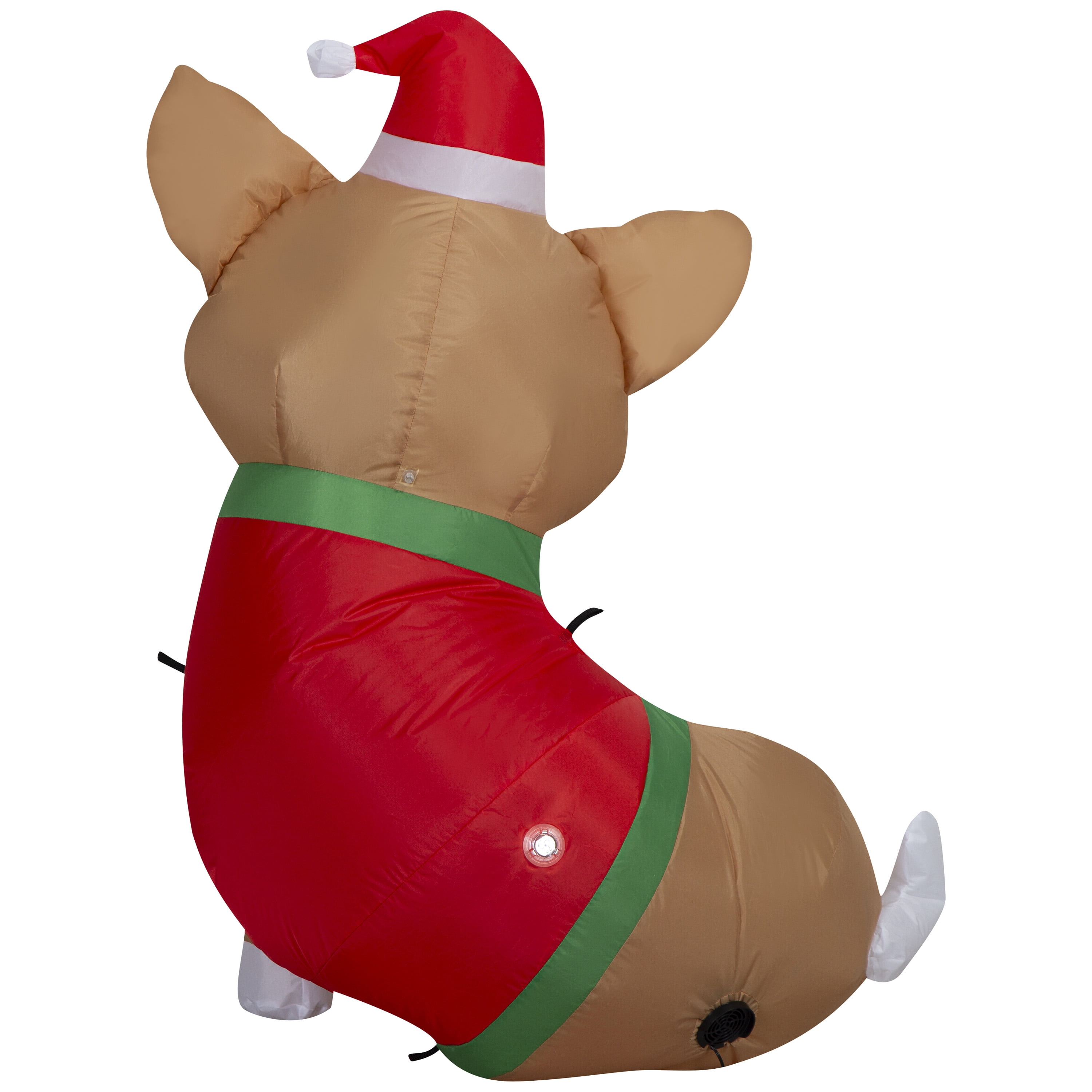Corgi gonflable de Noël pour jardin Airblown avec pull de Noël SM (WM)