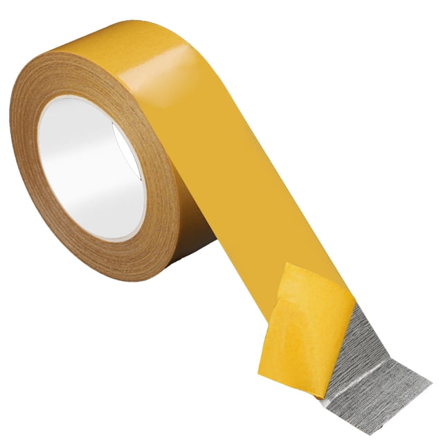 Clearance! High Adhesive Strength Mesh Double Sided Duct Tape 20m Yellow Strong Adhesive Tape