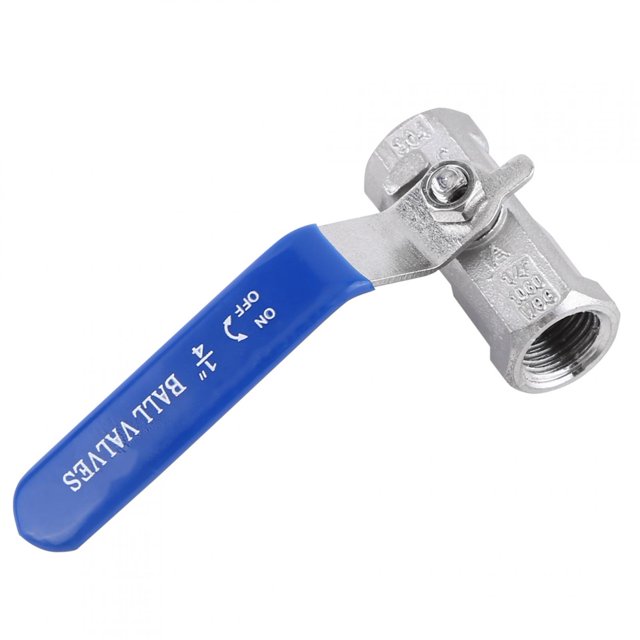 LAFGUR Valve à Bille Filetée Femelle, Valve à Bille Filetée, Valve à Bille en Acier Inoxydable pour Huile Gaz pour Eau