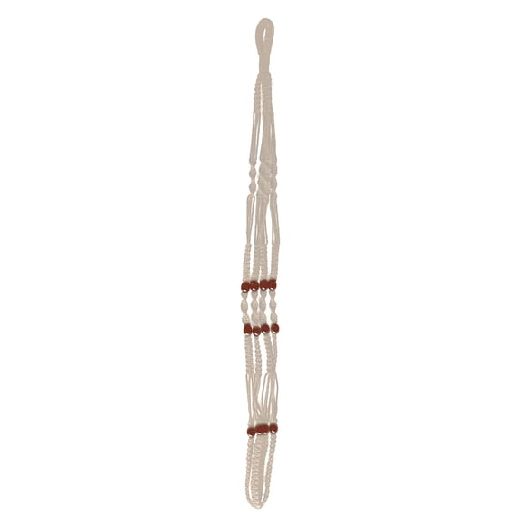 Jardinière Suspendue en Corde de Coton Tissée à la Main / Sac Filet Bohème pour Pot de Fleurs / Support pour Plantes d'Intérieur et d'Extérieur pour Pots Suspendus, Céramique et Terrariums / Déco Murale et Plafond pour Maison et Jardin