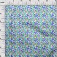 thumbnail image 3 of oneOone Tissu Popeline de Coton Sergé Vert Mer Tissu pour Robe Aquarelle Tissu Imprimé au Mètre 56 Pouces de Large, 3 of 5