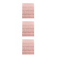 thumbnail image 4 of Maytalsory Eye Body Face Rhinestone Stickers Self Adhesive Bling Crystal Eyebrow Forehead Makeup Festival Accessory DIY for Women Red 3Set, 4 of 6