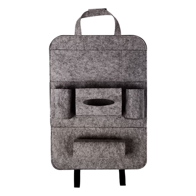 karymi Child Car Seat Backrest Protector Car Rear Seat Storage Bag Car Backrest Hanging Car Rear Seat Storage Up to 60% off