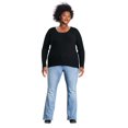 thumbnail image 2 of George Women's Plus Criss-Cross Back Sweater, 2 of 6