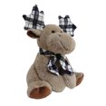 thumbnail image 3 of Holiday Time Plush Deer Grey 9.5inch for 3 years and up, 3 of 4