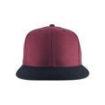 thumbnail image 2 of Top Headwear Flat Bill Adjustable Snapback Cap - Burgundy/Black, 2 of 2