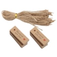 thumbnail image 3 of Étiquettes-cadeaux avec Lettre, Étiquettes Rétro 100 Pcs Étiquettes-Cadeaux Durables pour Étiquettes-Cadeaux pour Étiquettes de Signets pour Étiquettes de Vêtements pour Étiquettes de Prix, 3 of 8