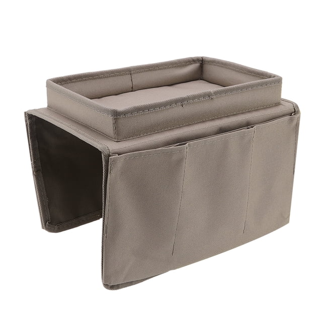 Plateau de Sofa, Table d'Accoudoir de Canapé Pliable Rangement Intelligent pour la Maison Café