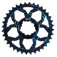 thumbnail image 1 of 36T Bike Chainring, 7075 Aluminum Alloy Lightweight Positive Negative Tooth Round Chainwheel Easy Installation Chainring Chainwheel for GXP Road Bikes, 1 of 7