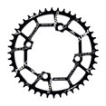 thumbnail image 3 of Plateau de Vélo 104BCD Roue à Chaîne Plateau Rond de Bicyclette Plateau de Vélo 104BCD Roue à Chaîne Vélo de Route Anneau de Chaîne à Vitesse Unique Pièces Noir 40T, 3 of 9