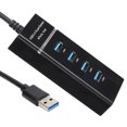 thumbnail image 1 of Henmomu Cable Splitter,4 Ports USB Adapter,1 To 4 USB 3.0 HUB Male To Female USB Extender Adapter Cable Splitter For PC Laptop, 1 of 8
