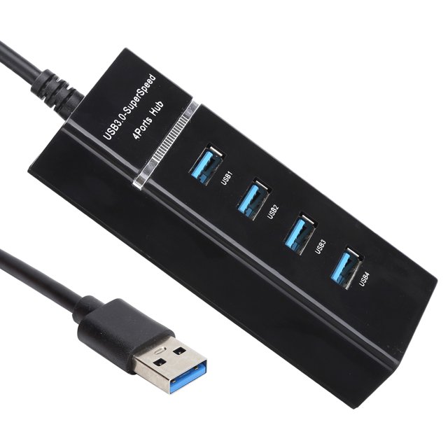 Henmomu Cable Splitter,4 Ports USB Adapter,1 To 4 USB 3.0 HUB Male To Female USB Extender Adapter Cable Splitter For PC Laptop