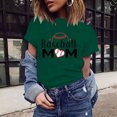 thumbnail image 5 of Birdeem Mode Femme T-Shirt Imprimé à Col Rond à Manches Courtes Blouse Ample Hauts, 5 of 5