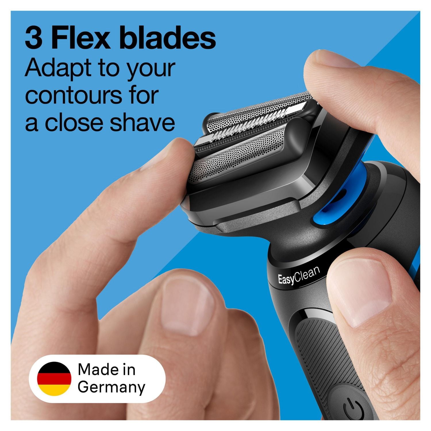 Braun Series 5 Tête de Rechange pour Rasoir Électrique, Installez Facilement Votre Tête de Rasoir pour un Rasage Aussi Efficace Que le Premier Jour, Compatible avec les Rasoirs Series 5 de Nouvelle Génération, 54B, Noir