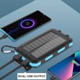 thumbnail image 5 of Edgergery Solar Power Bank Solar Power Bank 10000mAh Portable Power Bank 5ml, 5 of 5