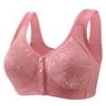 thumbnail image 1 of Yuzhih Seamless Front Closure Bras for Women with Soft Support Full Coverage Everyday Bra Non-padded Wireless Bralette, 1 of 6