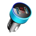 thumbnail image 3 of Car Charger Adapter Portable USB Charger for Cameras Smartphones Tablet Blue, 3 of 8