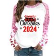 thumbnail image 2 of TIMIFIS Chandail de Noël Surdimensionné pour Femmes, Mode Décontractée, à Lettres Imprimées, Col Rond, Chandail à Enfiler, Chandails, Cadeaux pour Femmes pour Noël, 2 of 3