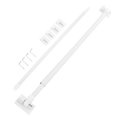 thumbnail image 1 of MasteelfCA 2pcs Small Curtain Rod Extendable Curtain Rod Adjustable Plastic Curtain Rod, 1 of 9