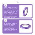 thumbnail image 2 of ziyahi Glitter Ribbons Curling Roll Decorative Multi-Purpose Gift Wrapping Crafting Pieces Wedding Accessories for Embellishments white purple, 2 of 6