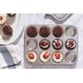 thumbnail image 3 of Moule à Muffins, 12 Tasses, Acier Inoxydable, 3 of 8