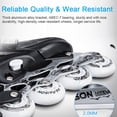 thumbnail image 4 of TFixol Adjustable Luminous Roller Skates for Adults and Kids - Breathable, Durable, and Safe with Multi-Protection Features - Black/White Options, Size L (37-41), 4 of 6