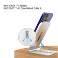 thumbnail image 4 of axGear Support de Téléphone de Bureau en Aluminium pour MagSafe, Chargeur Sans Fil Magnétique, 4 of 6