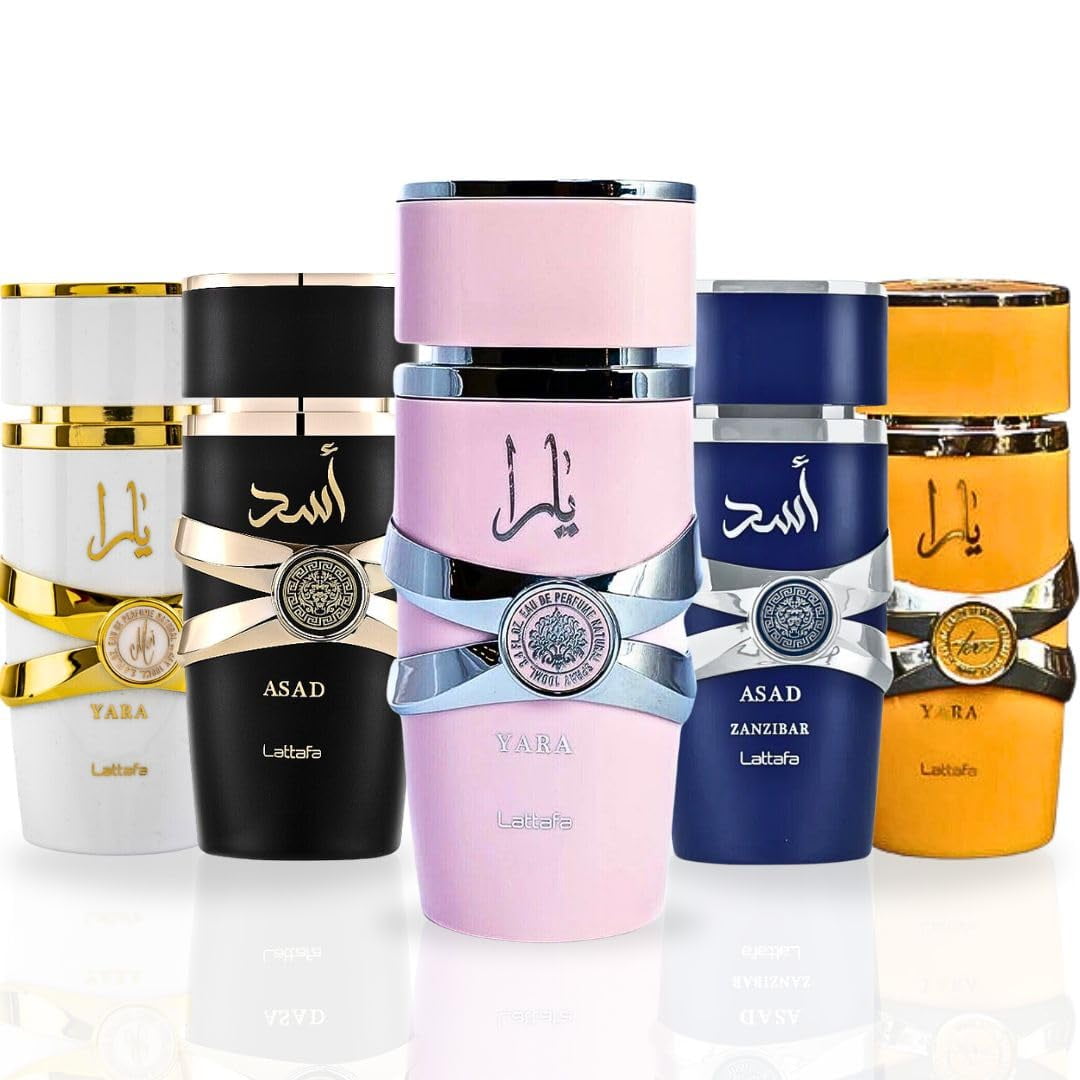 Lattafa Yara Collection 5 Piece Set - Yara Yara Moi Yara Tous Asad