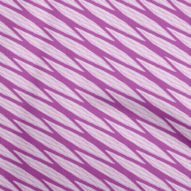 oneOone Velvet Fuschia Pink Fabric Abstract Stripe Sewing Craft Projects Fabric Prints By Yard 58 Inch Wide