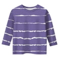 thumbnail image 2 of MIASHUI Toddler Girls Boys Raglan 3/4 Sleeve Shirts Baseball Tee Cotton Tees School Uniforms,Purple,9-10 Years, 2 of 4