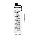 thumbnail image 3 of TIMIFIS Glass Transparent Graduated Glass, Transparent Scale Glass Cup Large Capacity Sports Water Cup with Handle Direct Drinking Cup Apartment Essentials, 3 of 6