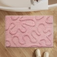 thumbnail image 4 of EGNMCR Tapis en Forme de Cœur Uniques Résistant aux Taches et Sensible aux Soins pour Chevet Adapté aux Décorations de la Saint-Valentin Tapis de Sol en polyester, 4 of 6