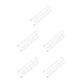 thumbnail image 1 of Decodeary Glasses Chain String Unique Beaded Alloy Retainer Eyewear Accessories Jewelry silver 5Set, 1 of 6