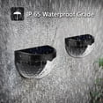 thumbnail image 4 of Outdoor Solar Lights,Outdoor Lighting Products Solar Fence Lights, Solar Powered Outdoor Fence Lighting for Fence Step Stair Post Wall（Black Shell） Solar Outdoor Lights, 4 of 5