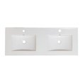 thumbnail image 2 of American Imaginations 59-in. W 1 Hole Ceramic Top Set In White Color - Overflow Drain Incl. AI-32811, 2 of 9