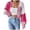 Pink, variant on Kogui Open Cardigan for Women Womens Open Front Long Sleeve Button Chunky Knit Cardigan Sweater (Coffee,XL)