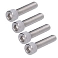 thumbnail image 1 of Vis de Machine, Quincaillerie de Meubles Vis de Meubles 4 Pcs Capuchon de Douille de Boulon Hexagonal en Acier Inoxydable Vis A2 Boulons de Douille Hexagonale Écrous Rondelle Assortiment pour Lits Chaises Meubles 1,25 mm, 1 of 7
