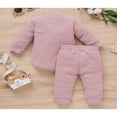 thumbnail image 3 of Toddler Baby Boy Girl Fall Clothes Romper Tops Pants Set Outfit, 3 of 6