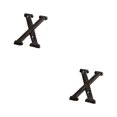 thumbnail image 4 of relayinert Durable And Rustproof Metal House Number Plaque Impeccable Door Decoration Easy To Install Metal Letters House Numbers B17--X 2Set, 4 of 6