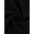 thumbnail image 3 of Innerwin Tee Butterfly Letter Printed Ladies T Shirt Holiday Short Sleeve Basic Tops Black XL, 3 of 5